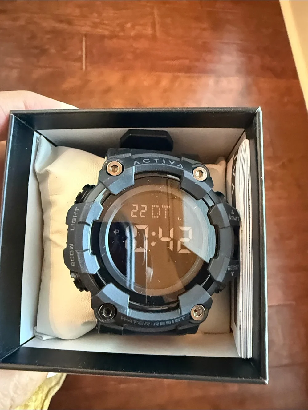Ativa Black Digital Rugged Sports Watch 53mm